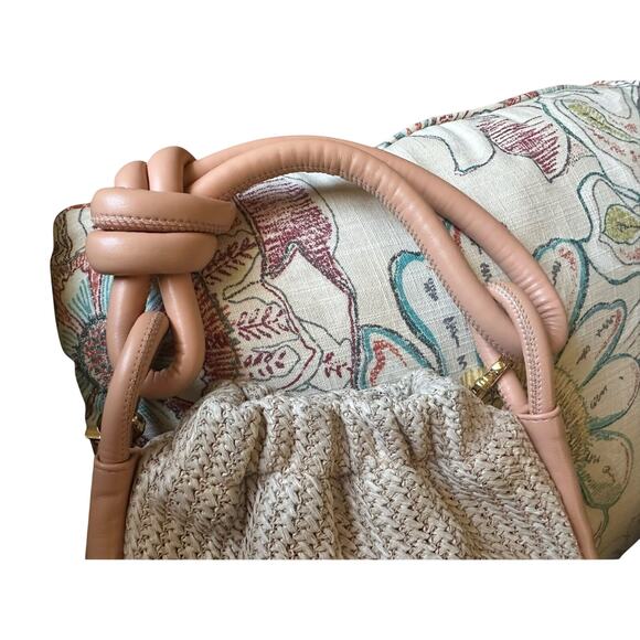 Ganni Small Knot Raffia Bucket Bag - Picture 11 of 13